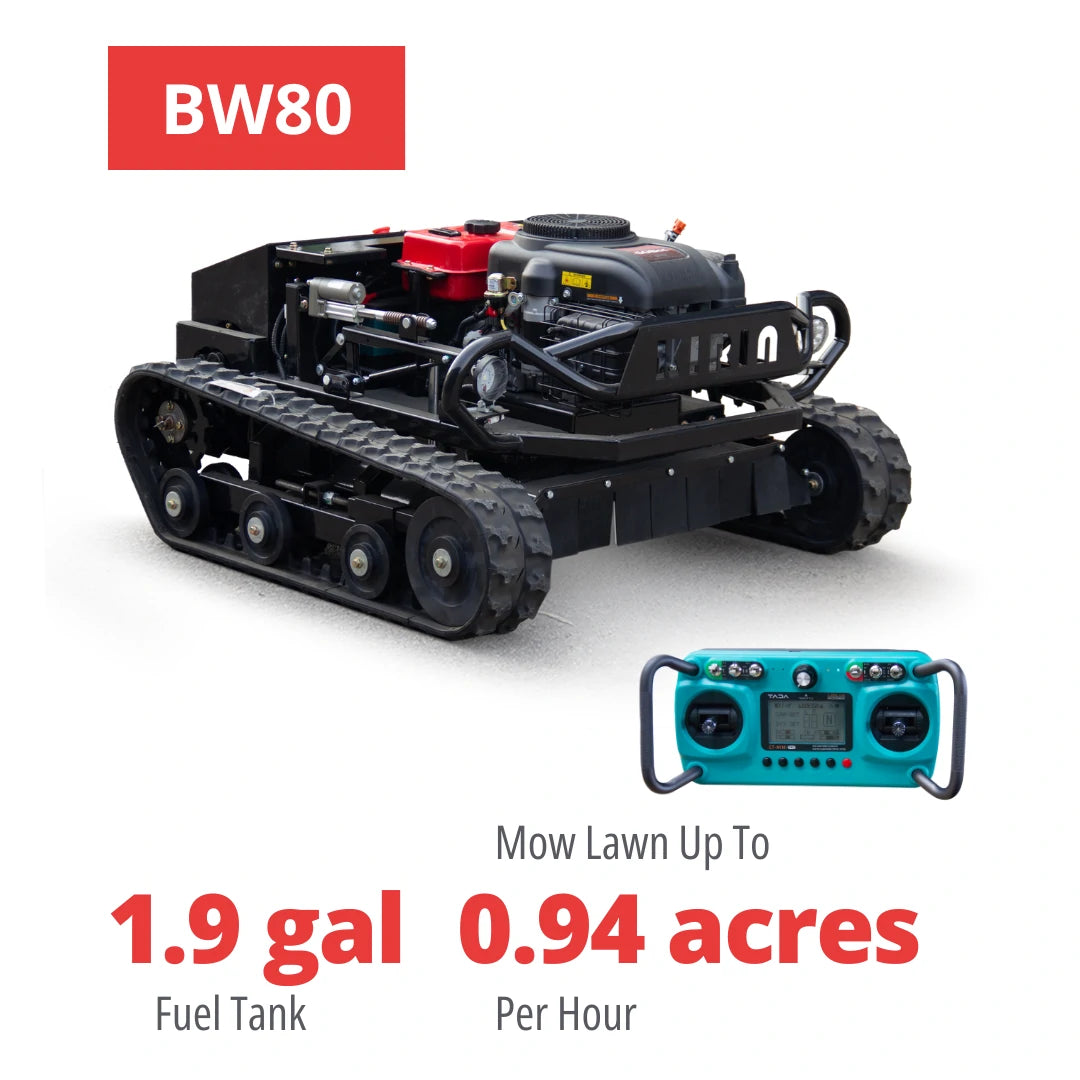 BW R/C Lawn Mower 22HP Gas-Powered