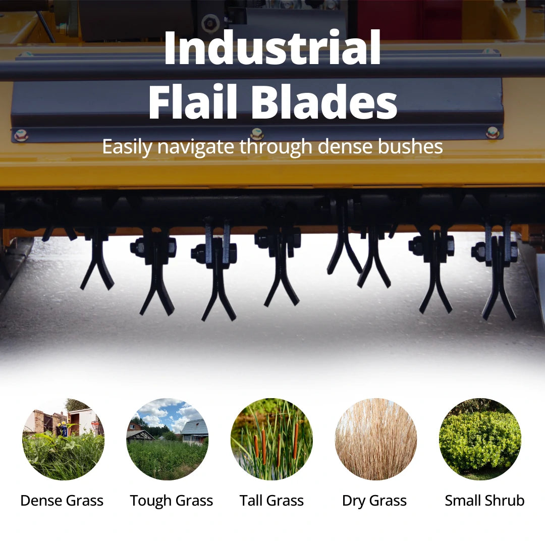 F80 R/C Flail Lawn Mower