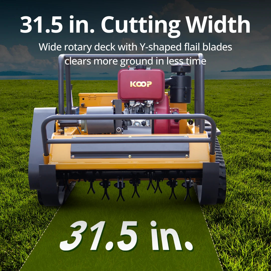 F80 R/C Flail Lawn Mower