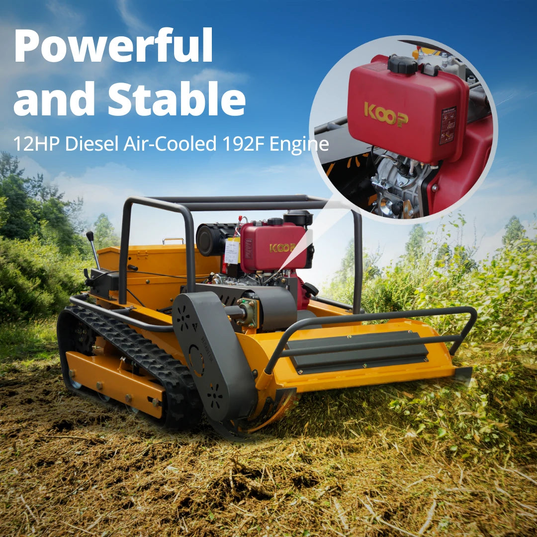 F80 R/C Flail Lawn Mower