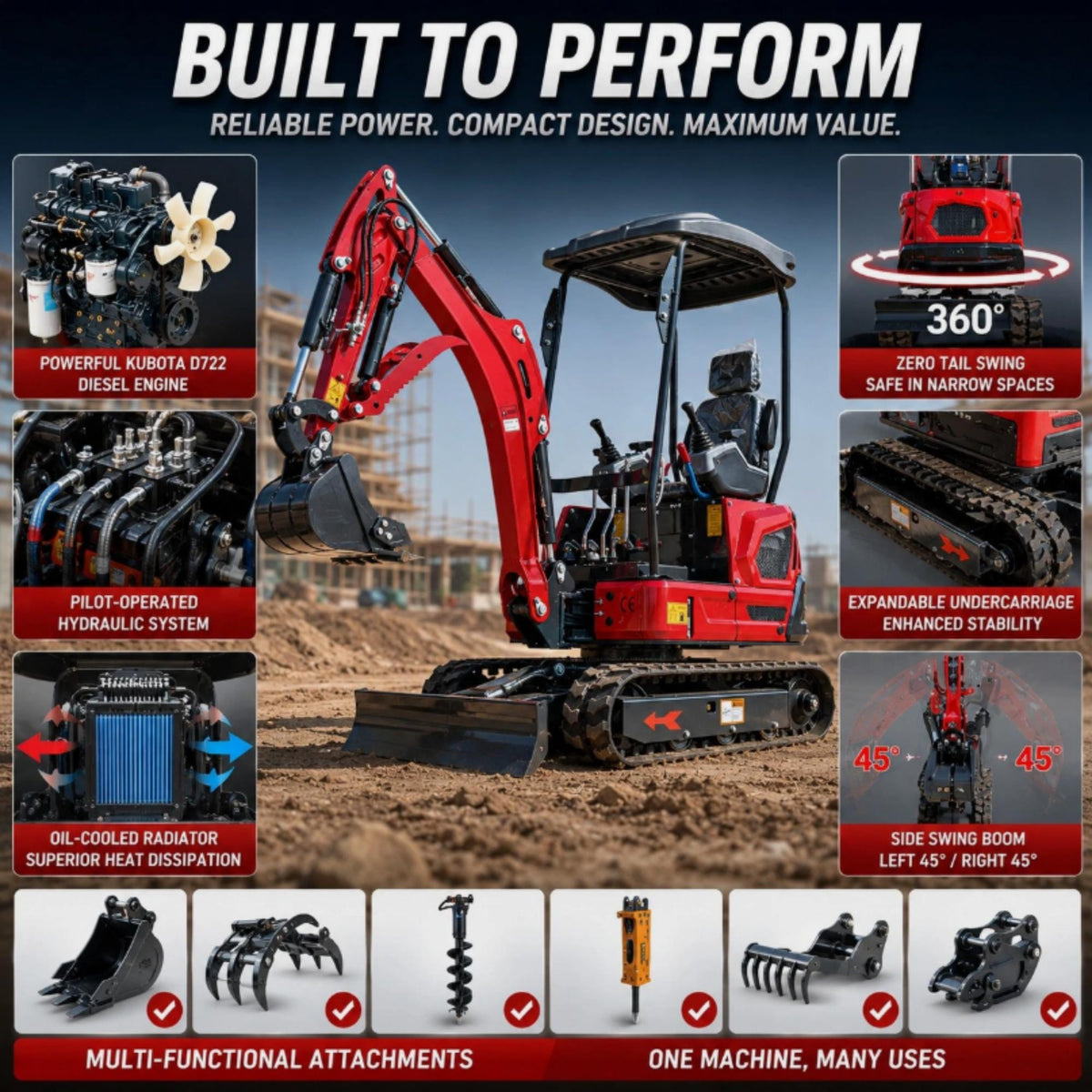 DK18 Mini excavator