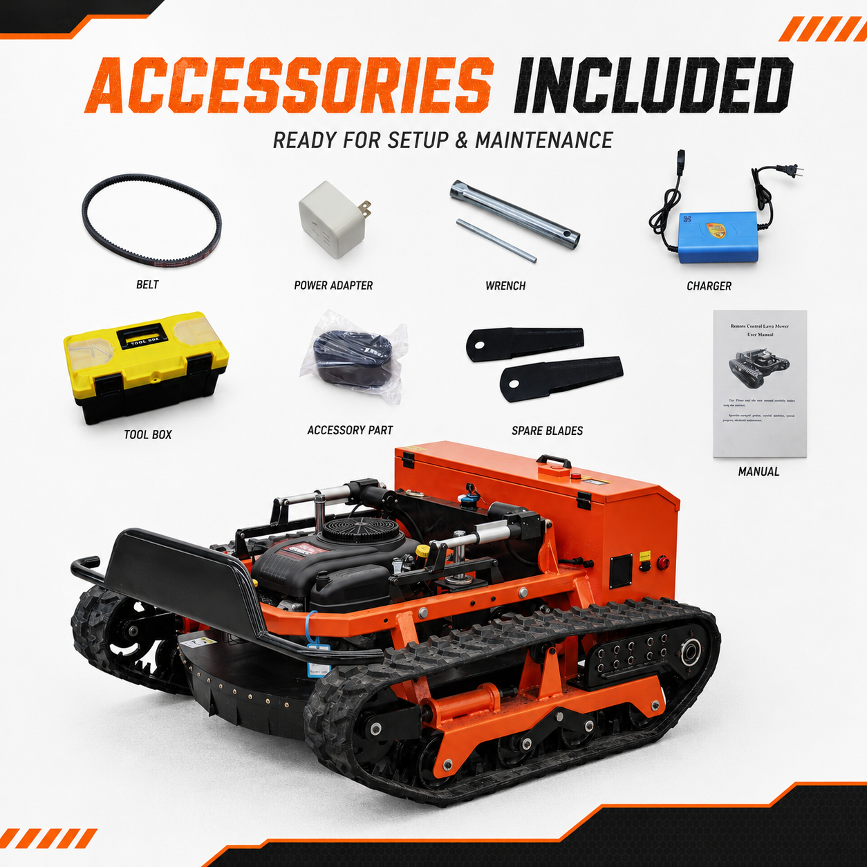 BW80X R/C Lawn Mower