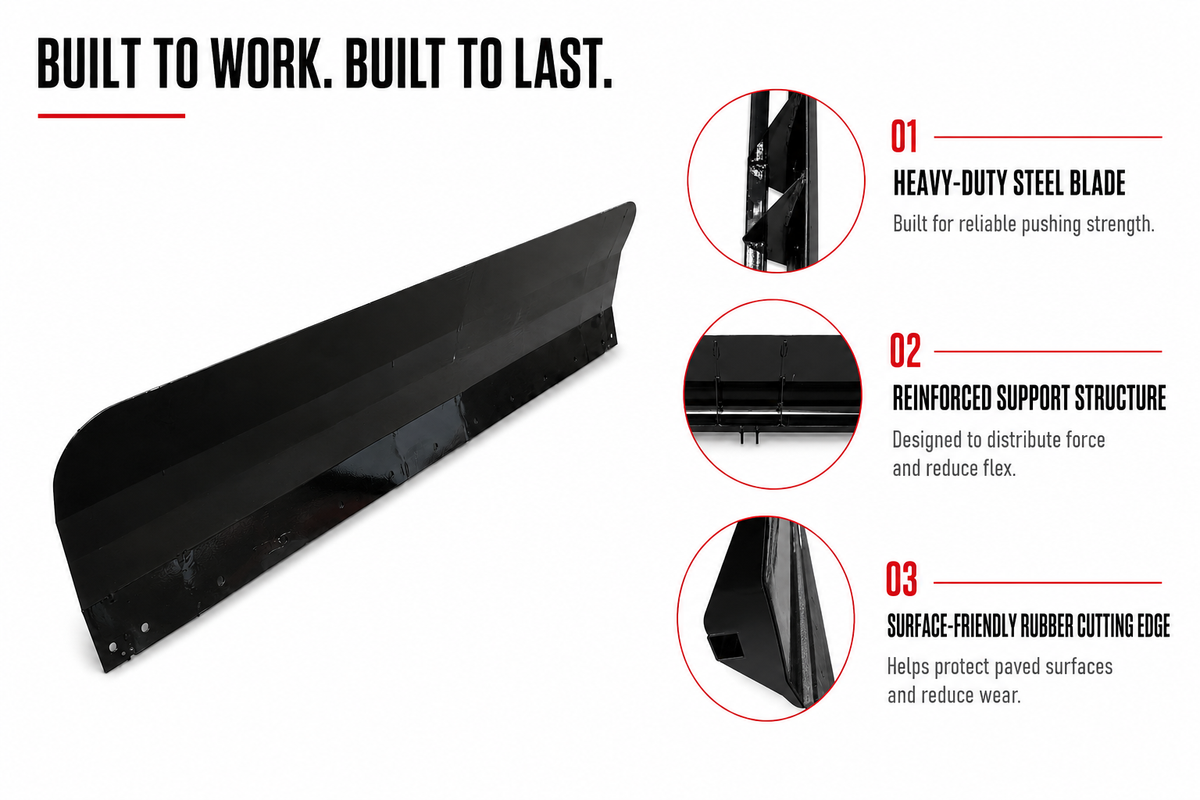 Multi-purpose Snow Blade Attachment for R55 Tracked Mower