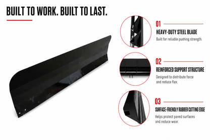 Multi-purpose Snow Blade Attachment for R55 Tracked Mower