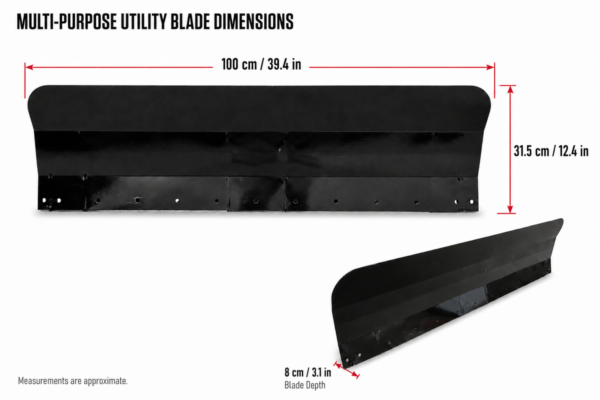 Multi-purpose Snow Blade Attachment for R55 Tracked Mower