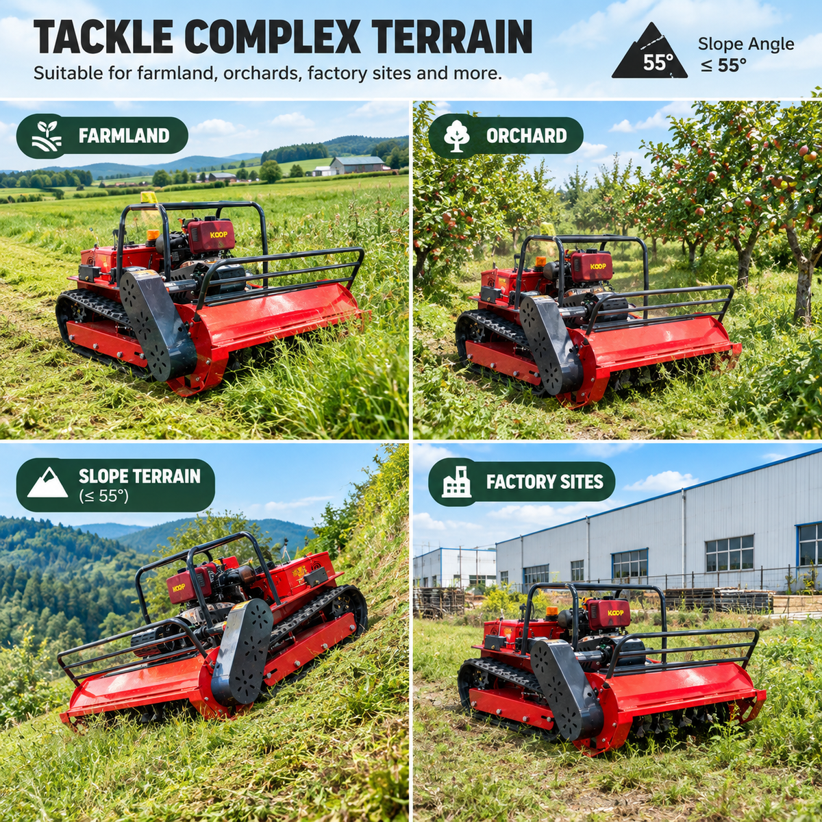 Remote Control Flail Mower