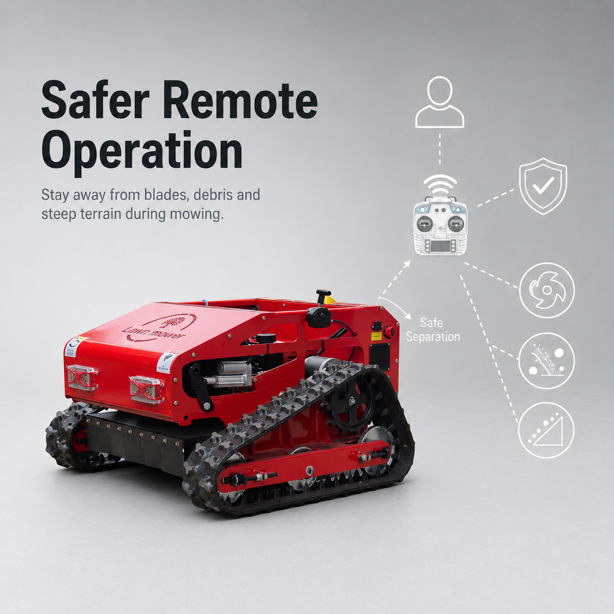 R55X R/C Lawn Mower