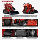 DK480 Hydraulic Mini Skid Steer Loader