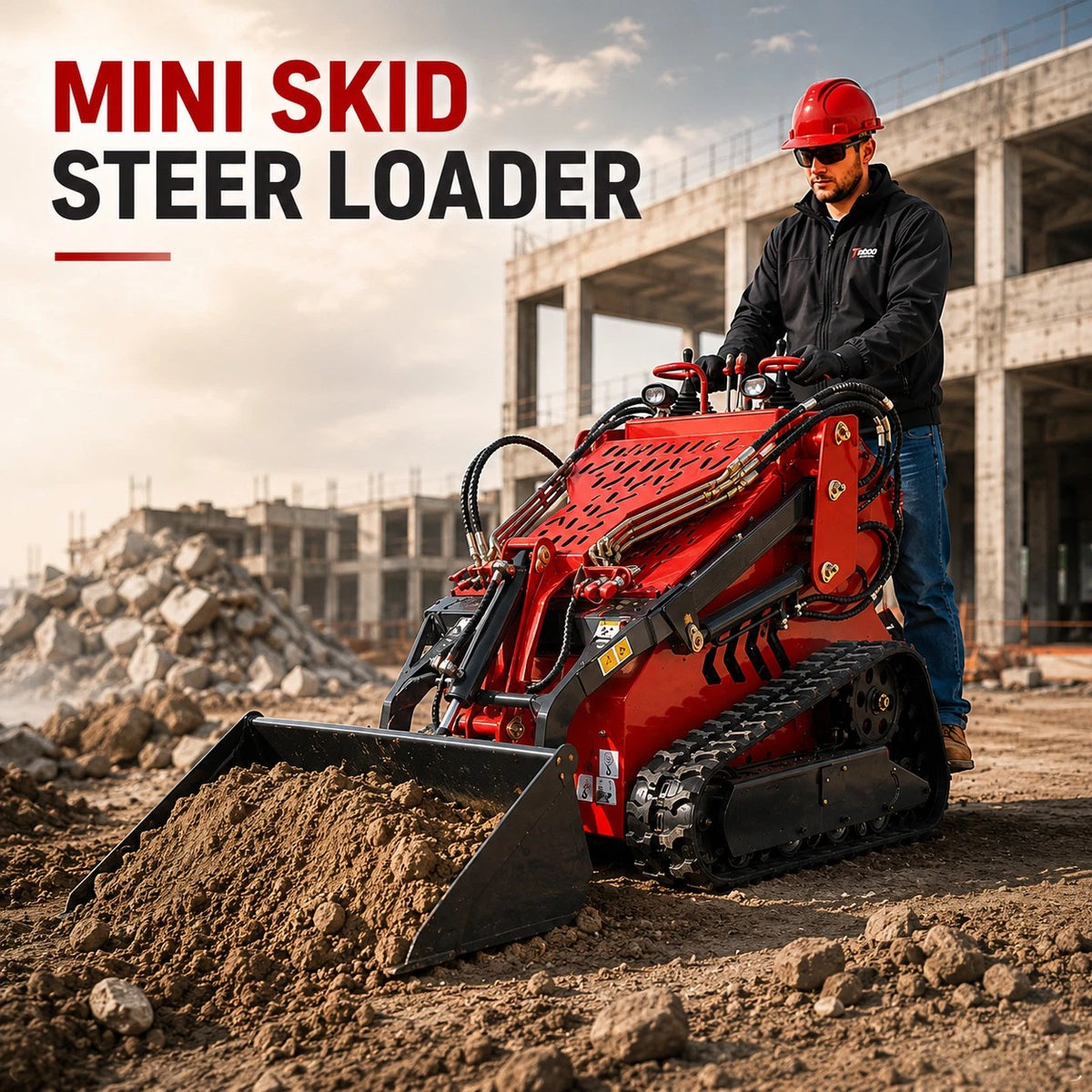 DK480 Hydraulic Mini Skid Steer Loader