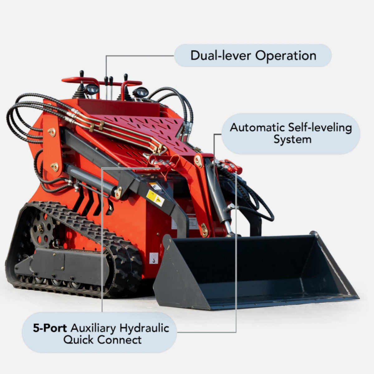 DK480 Hydraulic Mini Skid Steer Loader